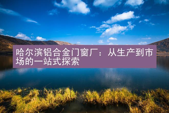 哈尔滨铝合金门窗厂：从生产到市场的一站式探索