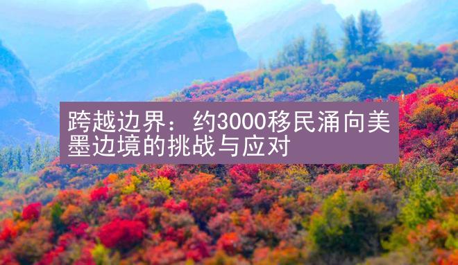 跨越边界：约3000移民涌向美墨边境的挑战与应对